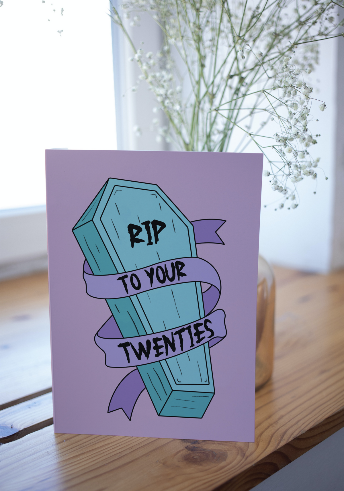 RIP to your Thirties (30s) Greeting Card