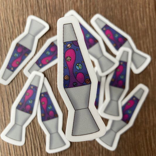 Space Lava Lamp Sticker