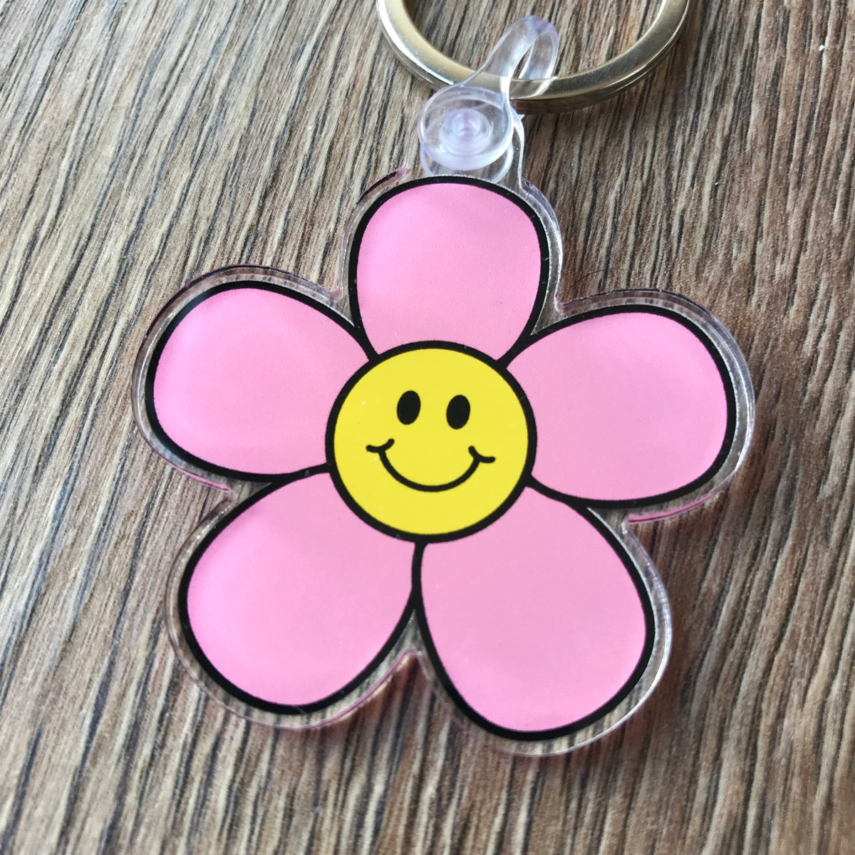 Happy Flower Keychain