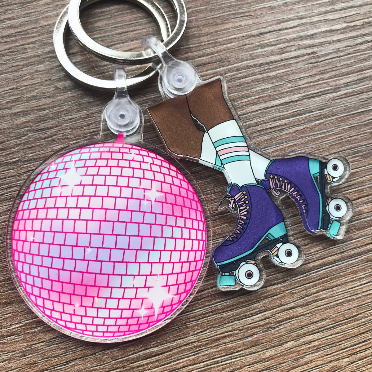 Roller Skates Keychain