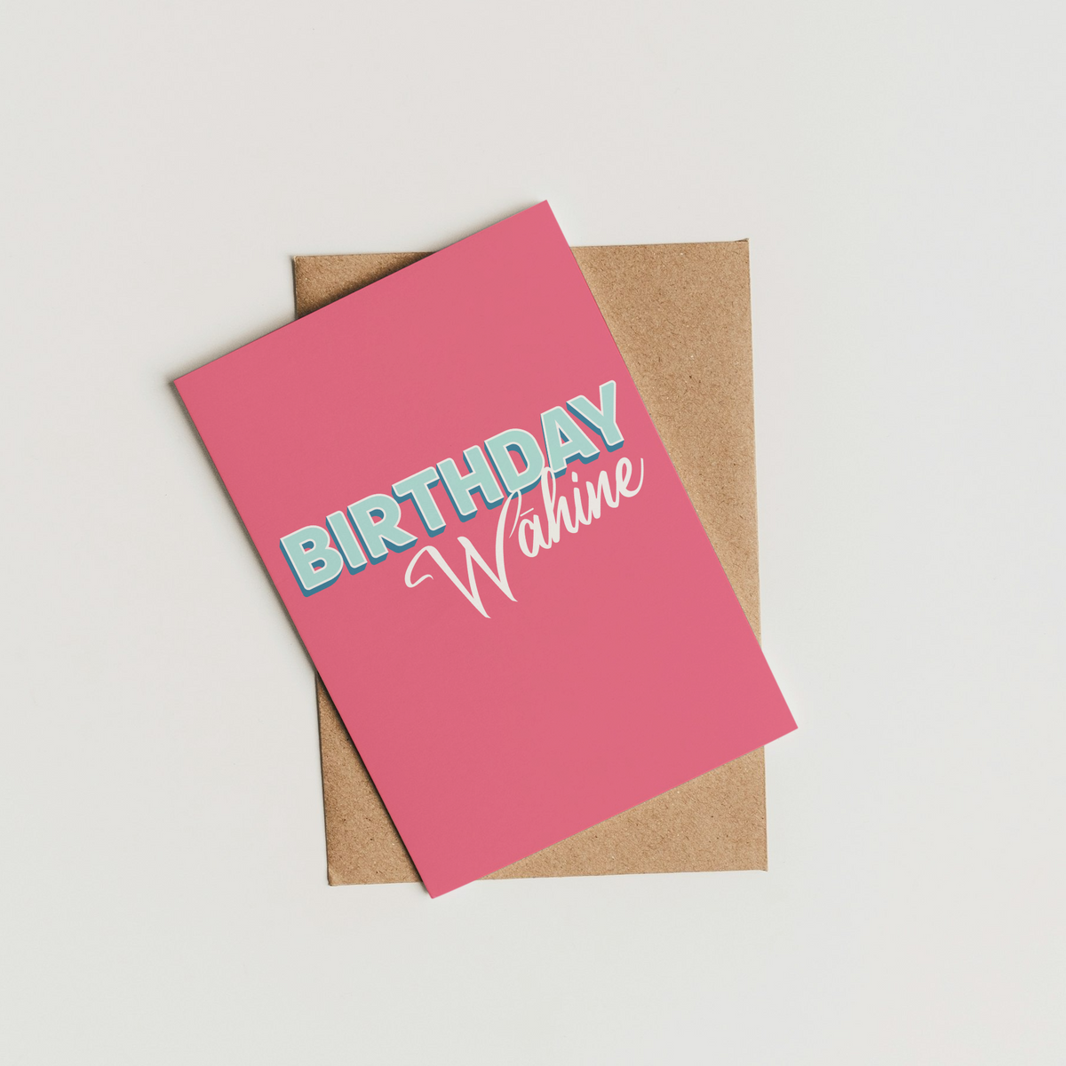 Birthday Wahine Greeting Card
