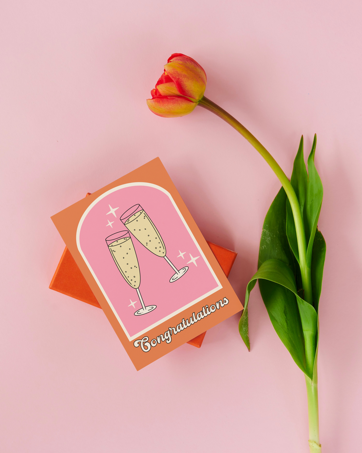 Congratulations Champagne Greeting Card