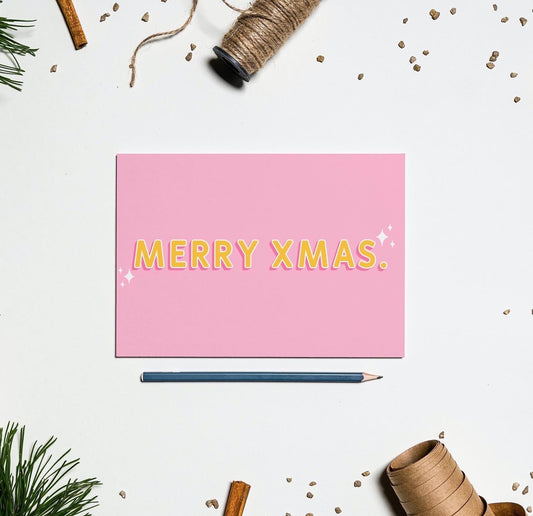 Merry Xmas Christmas Greeting Card