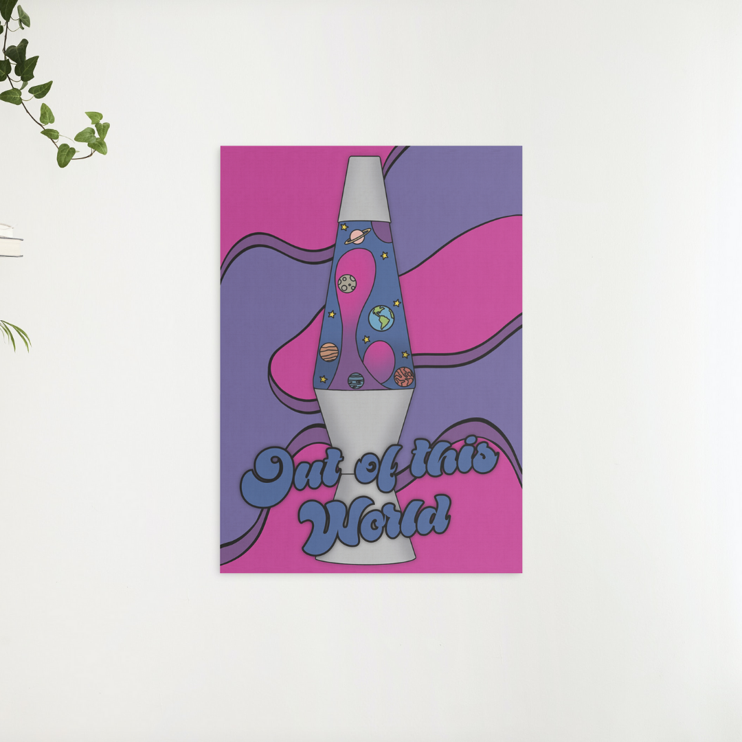 Out of this World Space Lava Lamp Print