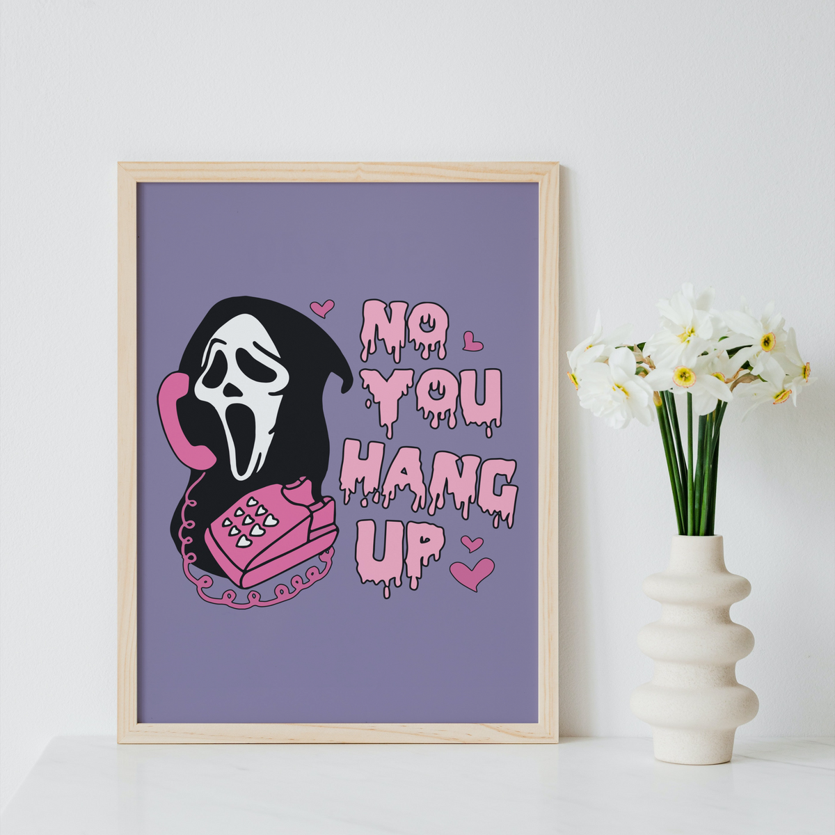 Scream Ghostface No You Hang Up Print