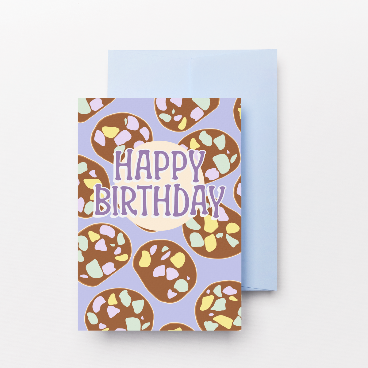 Happy Birthday Lolly Cake Greeting Card