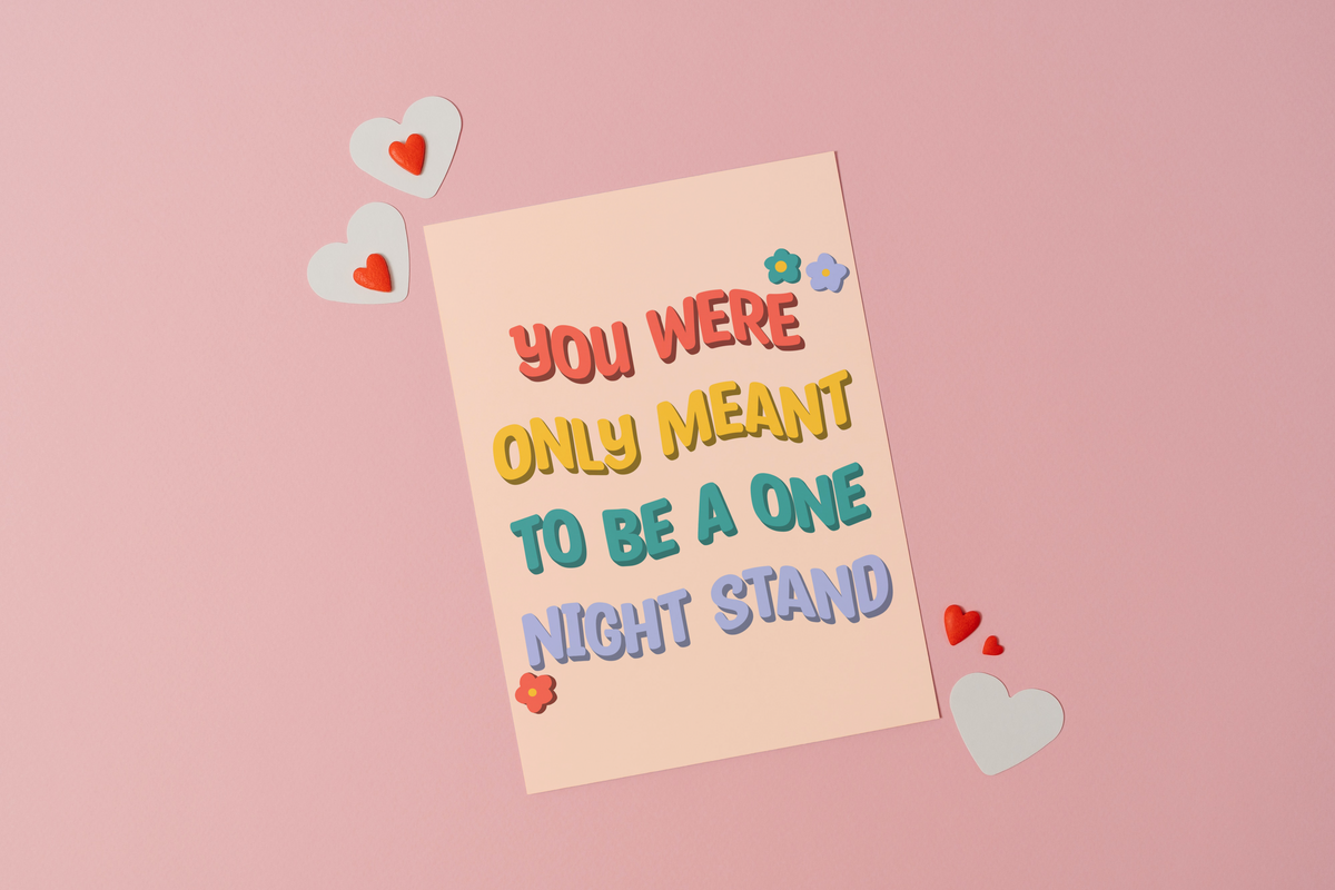 One Night Stand Greeting Card
