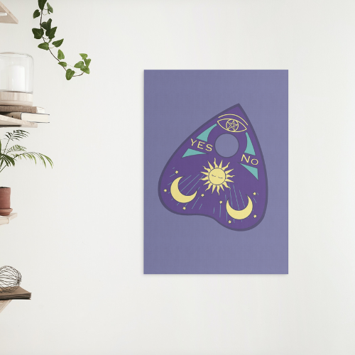 Ouija Board Planchette Print