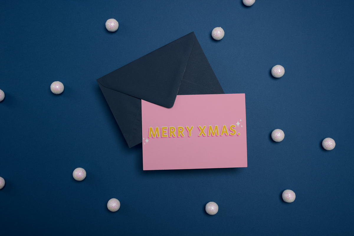 Merry Xmas Christmas Greeting Card