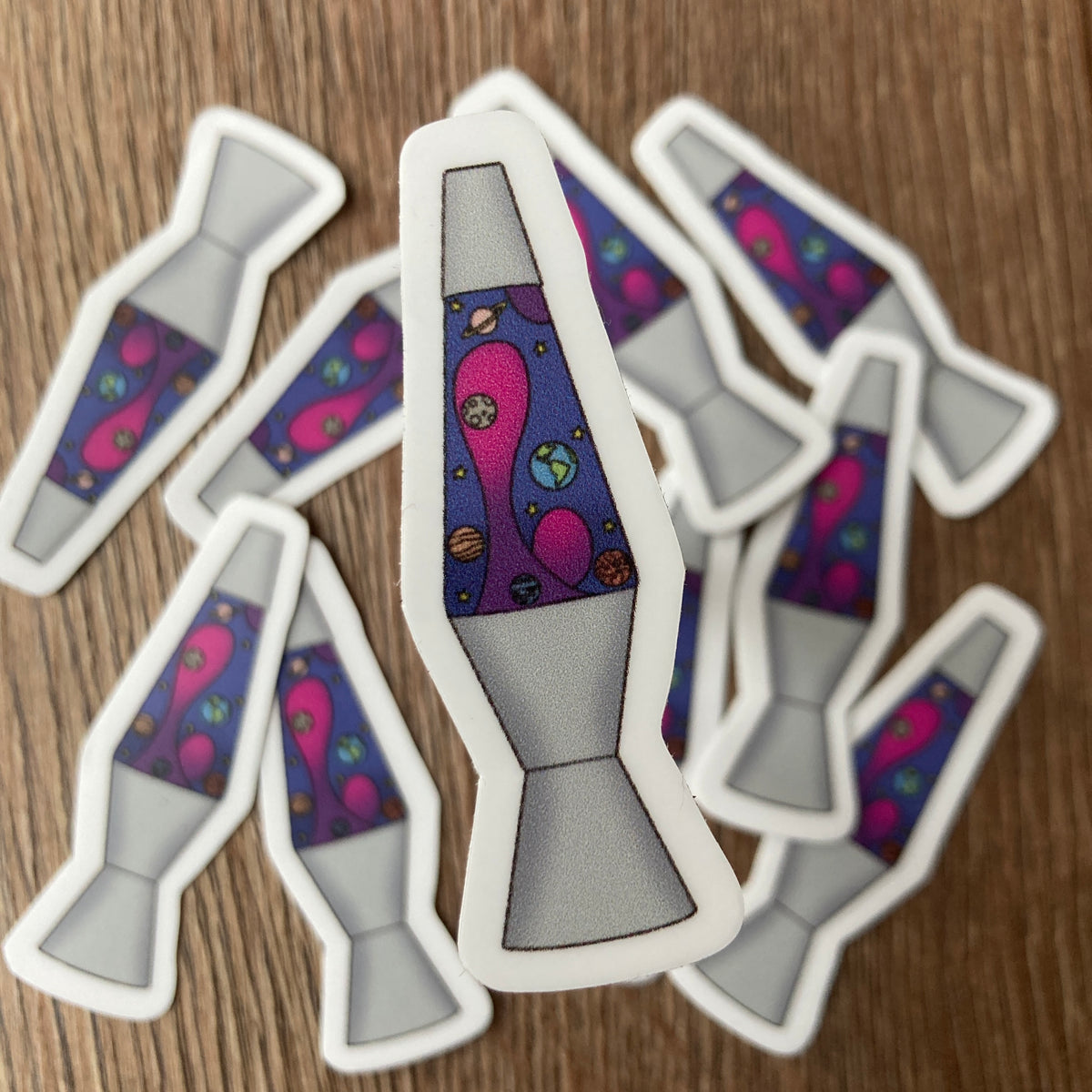 Space Lava Lamp Sticker