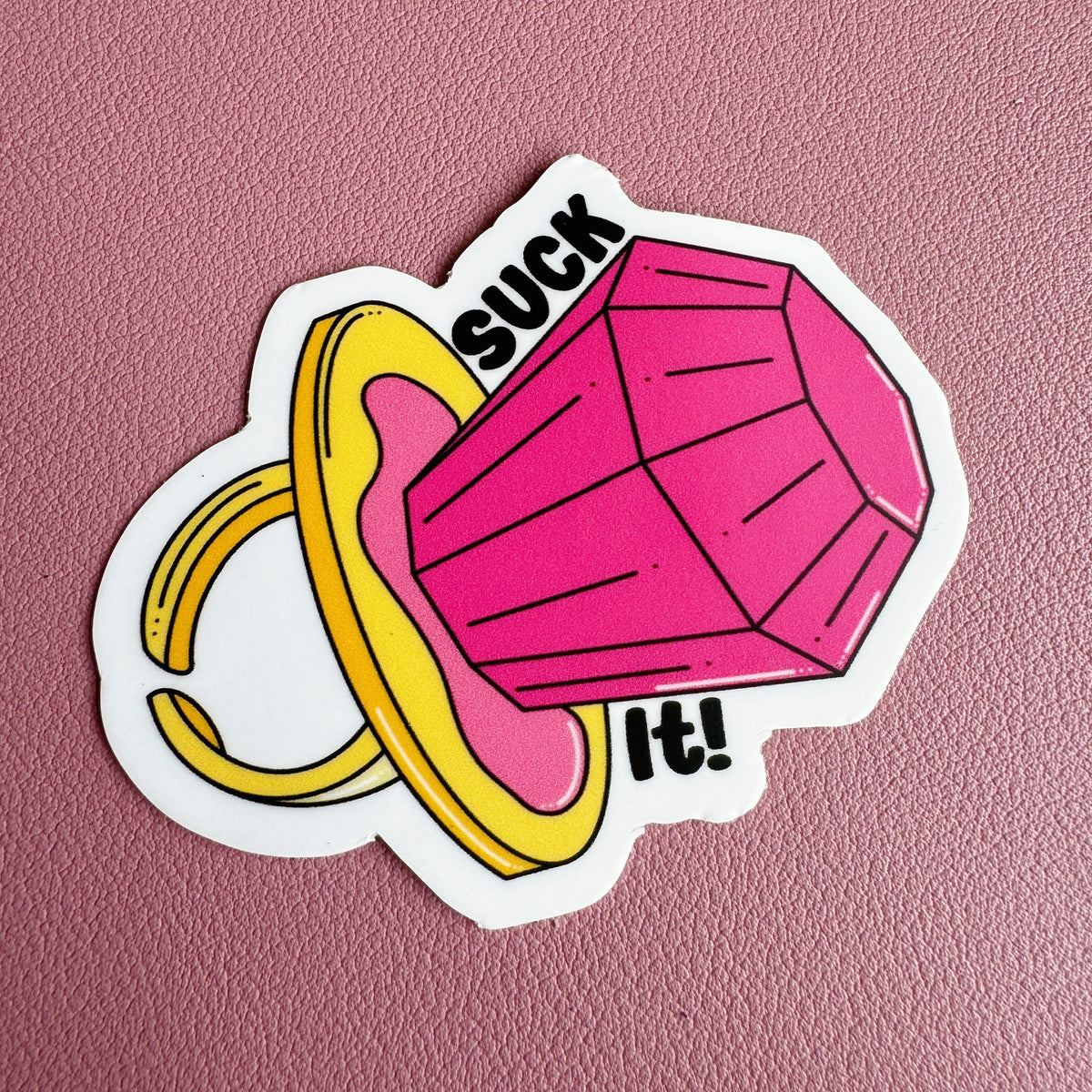 Suck It Ring Pop Sticker