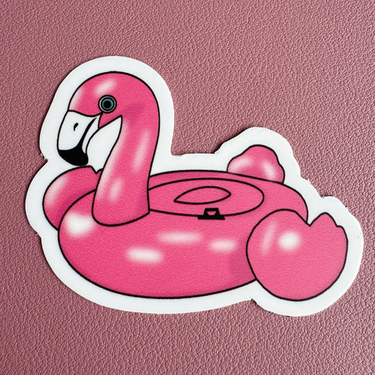 Flamingo Floatie Sticker