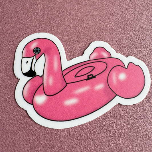 Flamingo Floatie Sticker