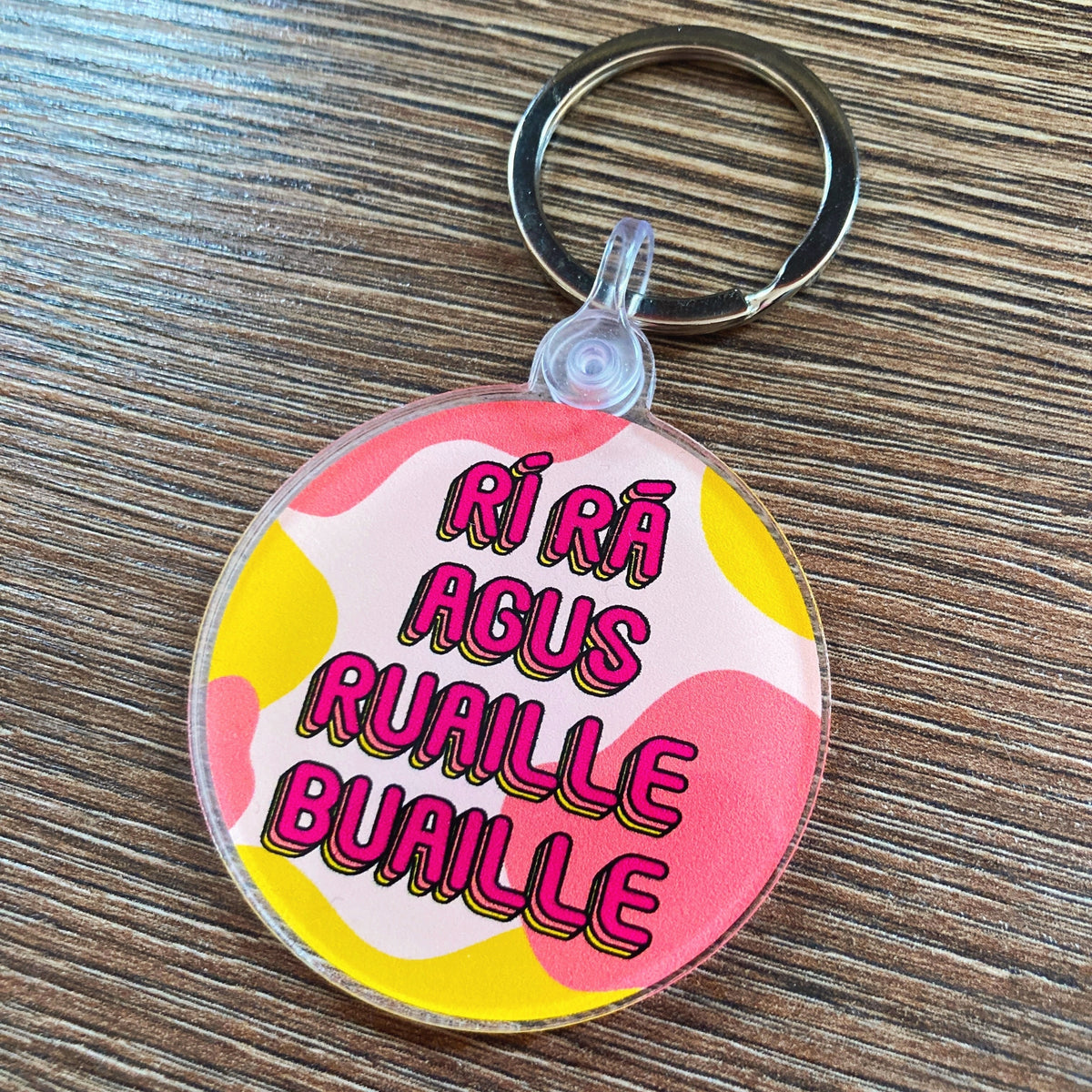 Ri Ra agus Ruaille Buaille Keychain