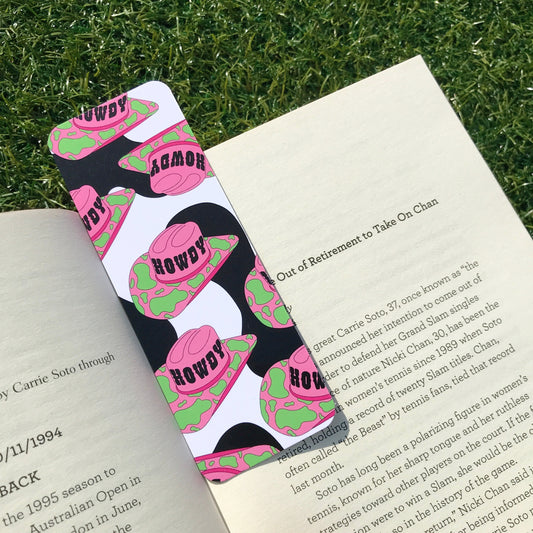 Howdy Cowboy Hat Bookmark
