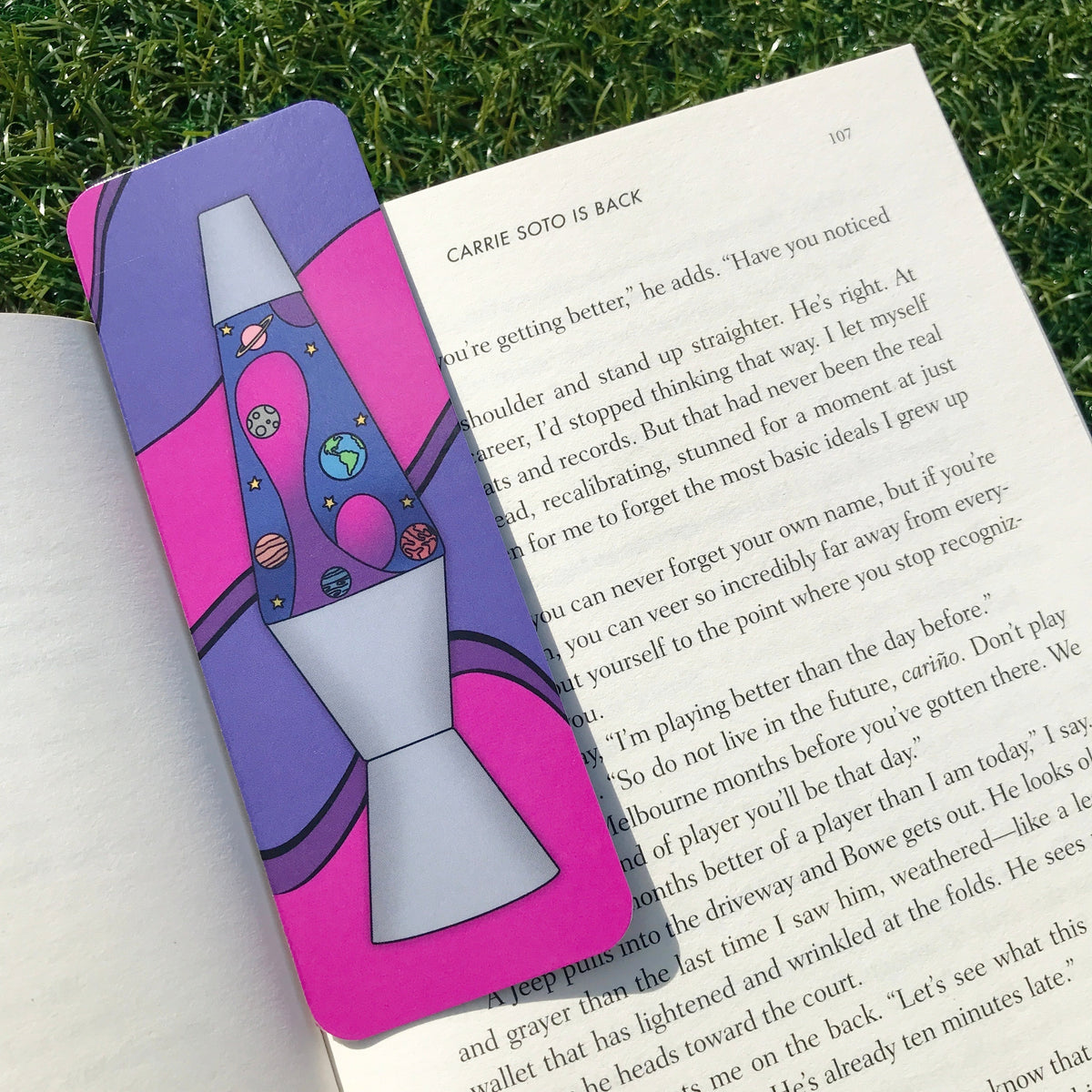 Space Lava Lamp Bookmark