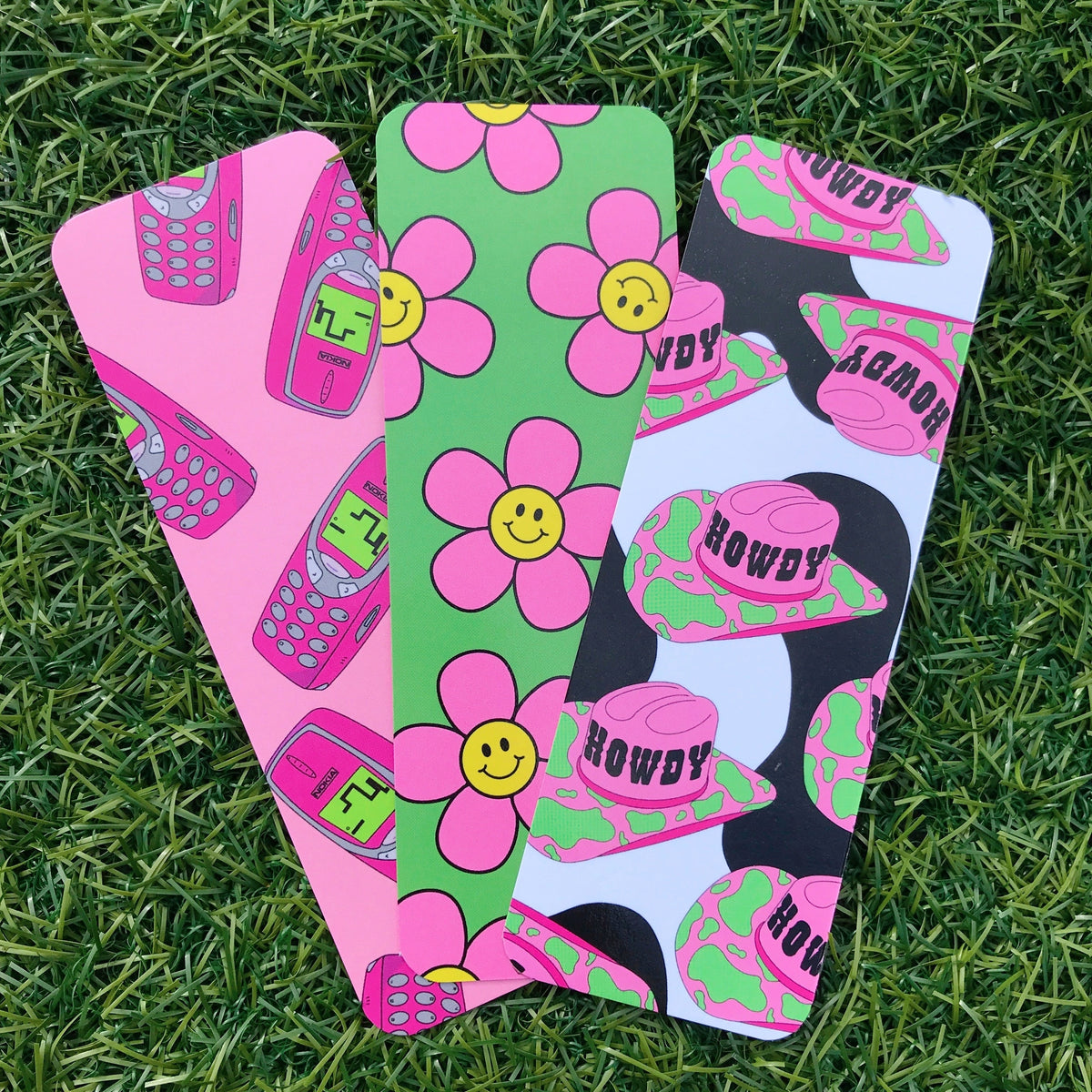 Pink and Green Bookmark Bundle (3 Pack)
