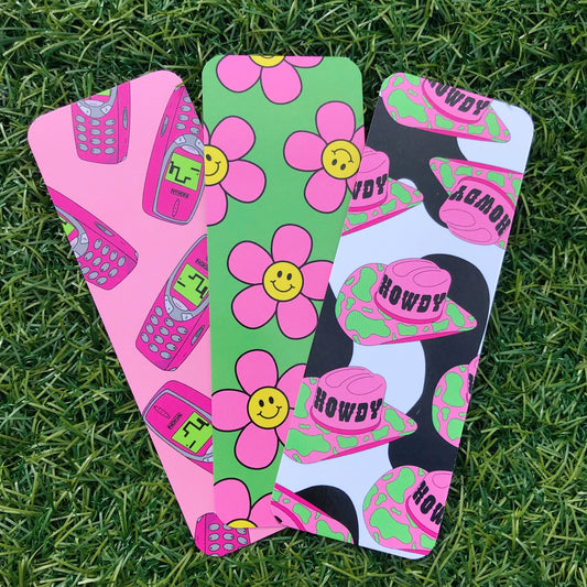 Pink and Green Bookmark Bundle (3 Pack)