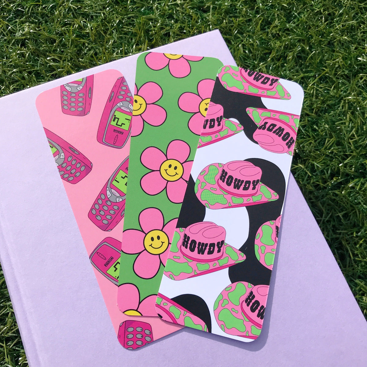 Pink and Green Bookmark Bundle (3 Pack)