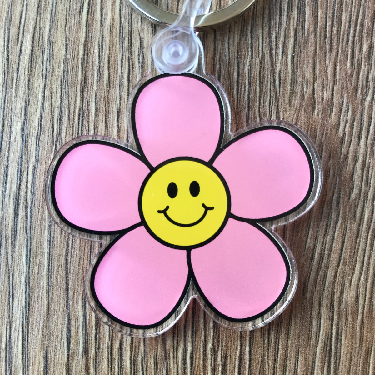 Happy Flower Keychain