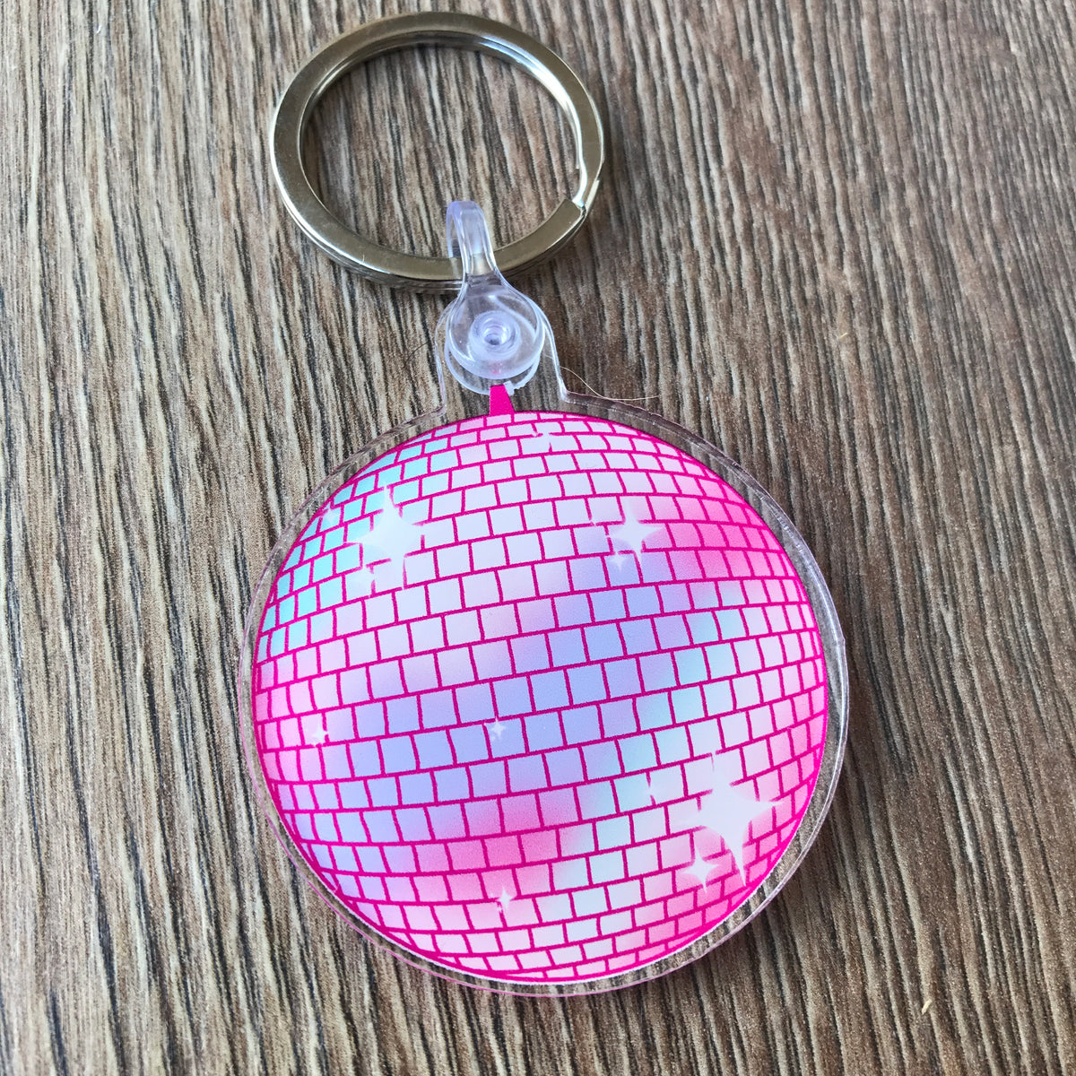 Disco Mirror Ball Keychain