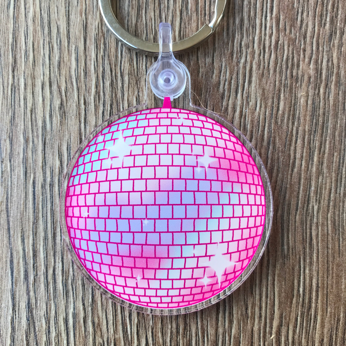 Disco Mirror Ball Keychain
