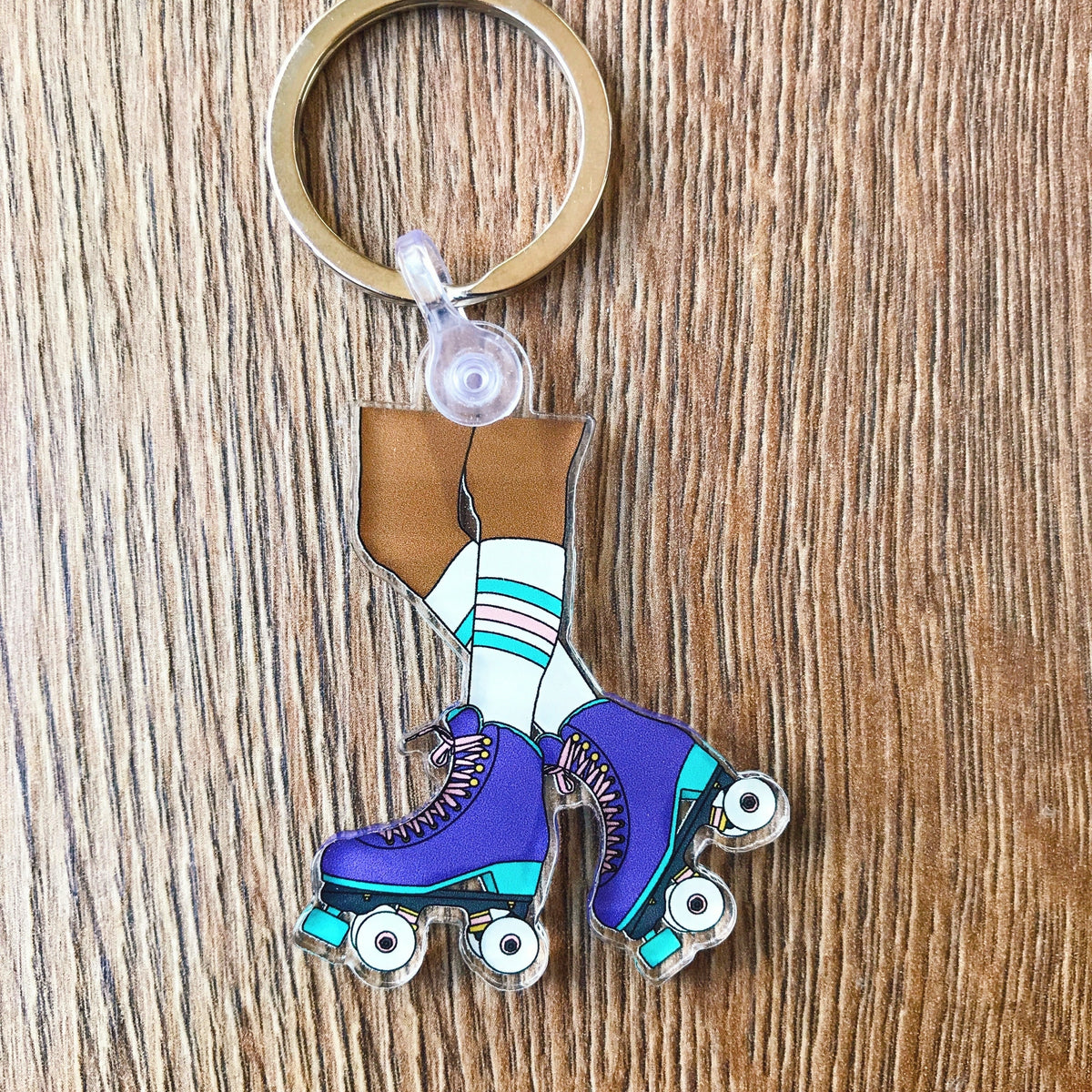 Roller Skates Keychain