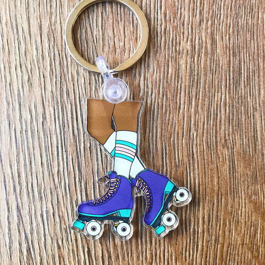 Roller Skates Keychain