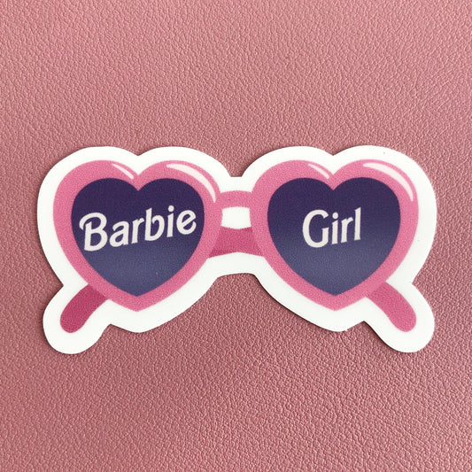 Barbie Girl Sunglasses Sticker