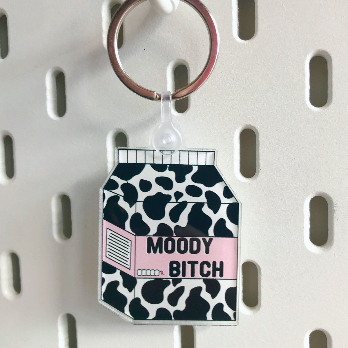 Moody Bitch Keychain