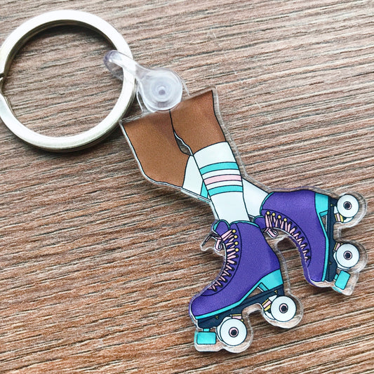 Roller Skates Keychain
