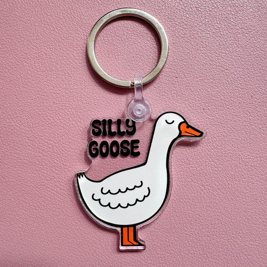 Silly Goose Keychain