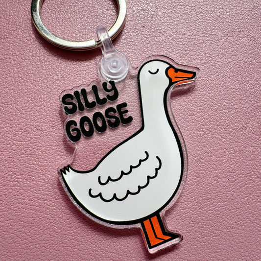 Silly Goose Keychain