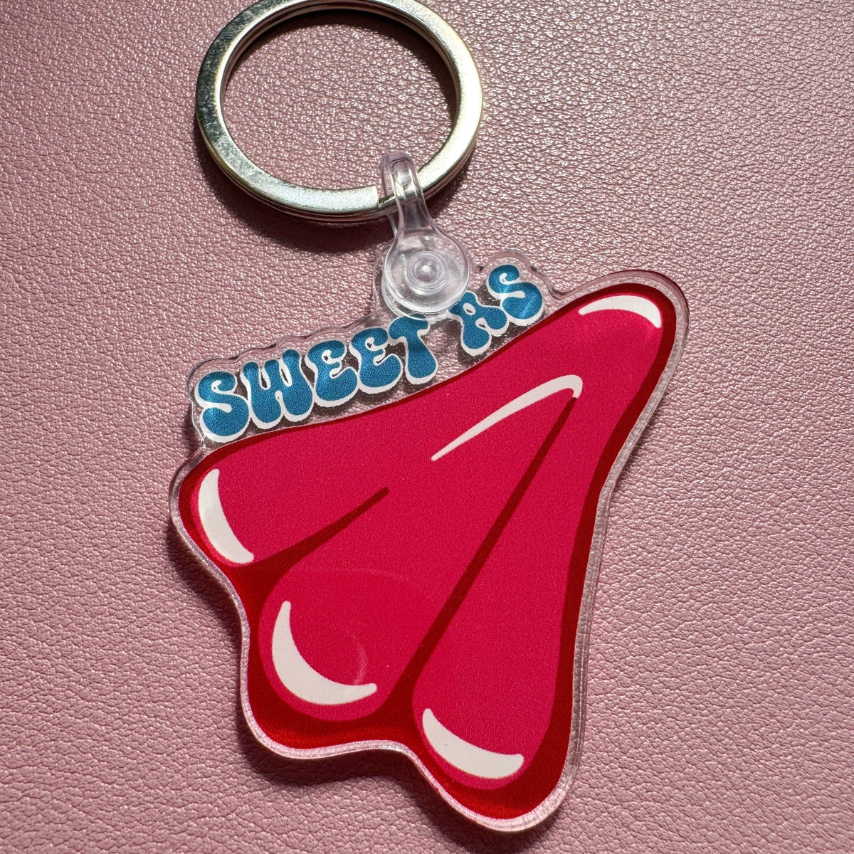 Sweet As Jet Plane Lolly Keychain