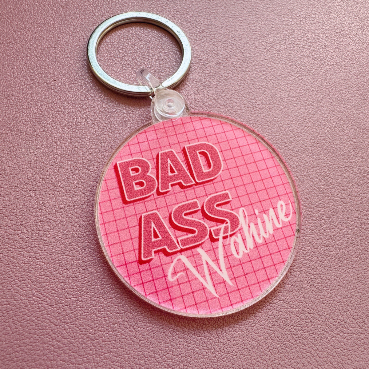 Bad Ass Wahine Keychain
