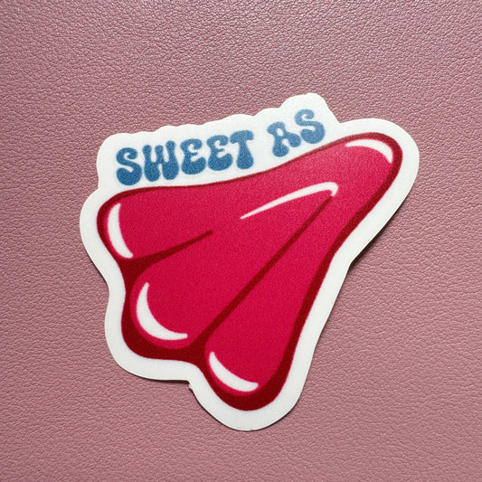 Sweet As Lolly Jet Plane Sticker