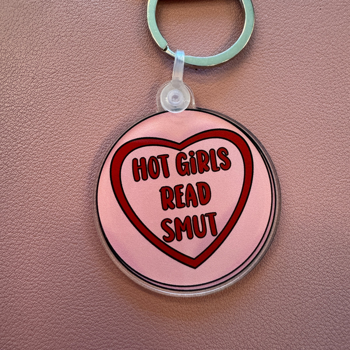 Hot Girls Read Smut Keychain