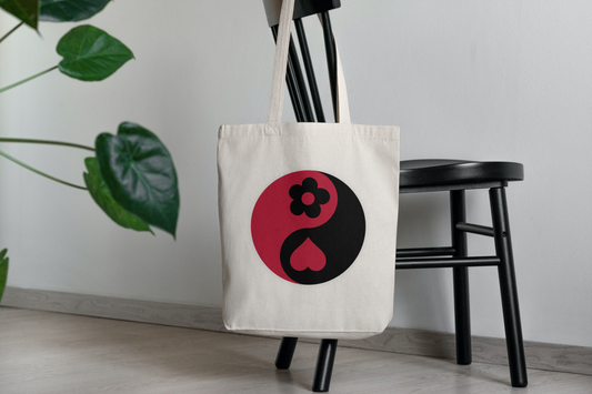 Yin Yang Tote Bag