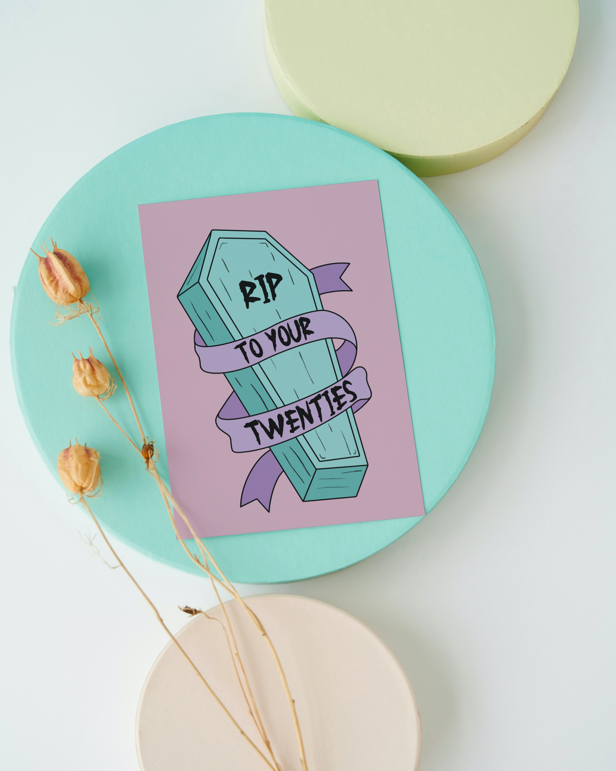 RIP to your Thirties (30s) Greeting Card