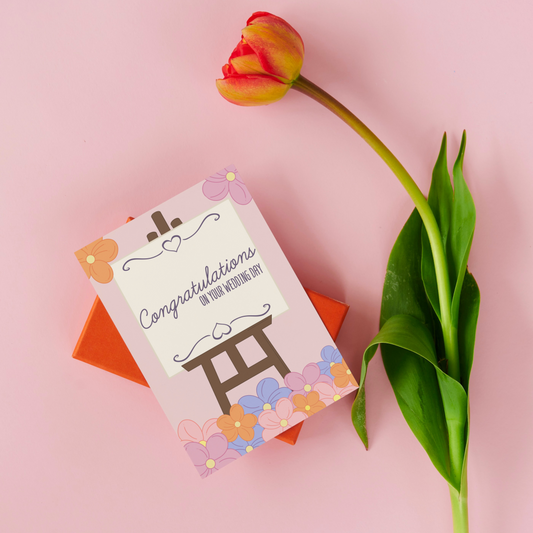 Congratulations on Your Wedding Day Greeting Card